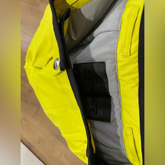 Spyder XTL Thinsulate Winger Snow Ski Pants Neon Green Women Size 8 - Picture 4 of 12